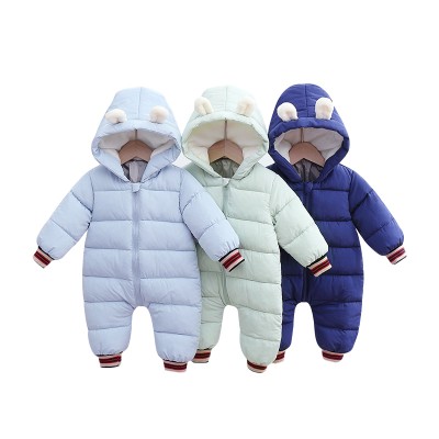 New Baby Clothes Winter Newborn Clothes Thickened Baby Romper Boys Girls Toddler Out Romper