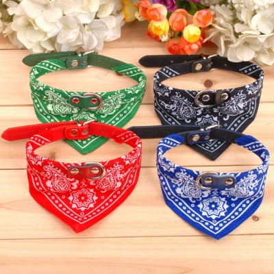 1Pc Lovely Pet Dog Scarf Collar Adjustable Puppy Bandana Quality Pet Cat Tie Collar