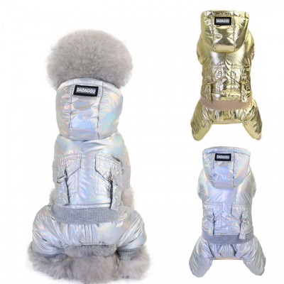 Pet Dog Clothes Winter Dog Jumpsuit Clothing Thickening Warm Puppy Clothes Small Dog Coat Winter Clothes For Dogs S-2XL