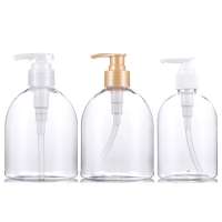 300ml hand sanitizer bottle pet disinfectant transparent bottle Sanitizer Foam Pump Bottle